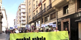 Gasteizen egindako mobiliazio bat