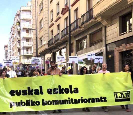 Gasteizen egindako mobiliazio bat