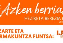 Azken Berriak: Gizarte eta formakuntza funtsa 2024 behin-behineko ebazpena