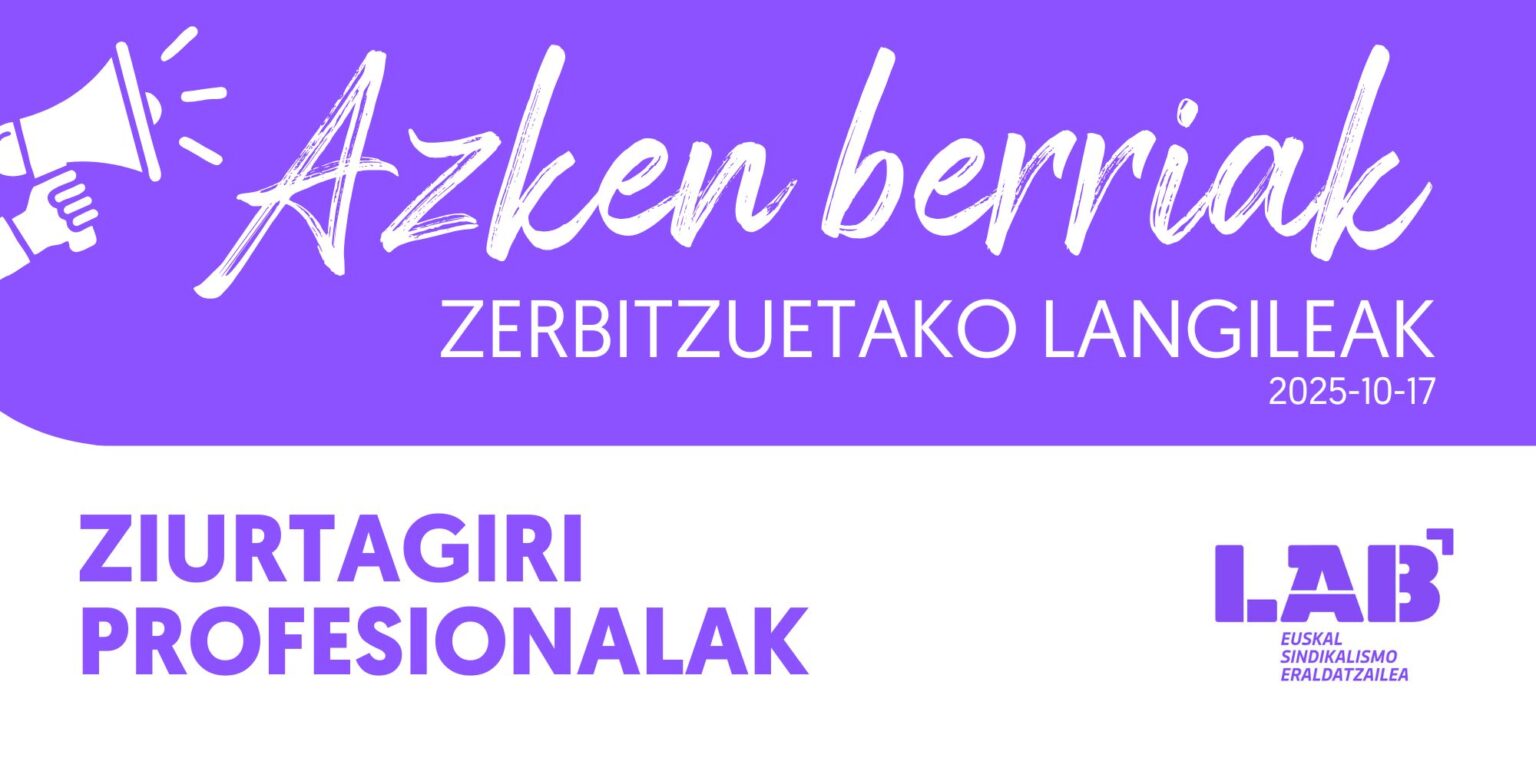 Azken Berriak: Certificado de profesionalidad | LAB sindikatua ...