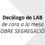 Segregación: Decálogo de LAB