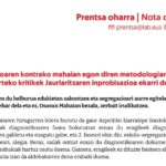 Segregazioaren kontrako mahaian egon diren metodologiarekiko orain arteko kritikek Jaurlaritzaren inprobisazioa ekarri dute
