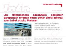 EAEko Heziketa Berezia: Lan Hitzarmenean adostutako edukiaren garapenean urratsak eman behar direla adierazi zuen LABek atzoko Mahaian