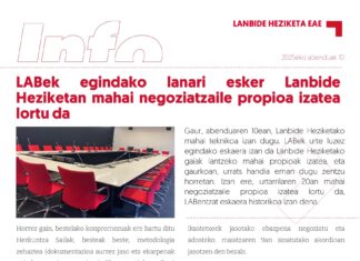 EAEko Lanbide Heziketa: LABek egindako lanari esker Lanbide Heziketan mahai negoziatzaile propioa izatea lortu da