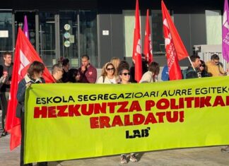 LABek ez du parte hartuko bihar egingo den segregazio mahaiaren bileran Jaurlaritzak Hezkuntza Legearen aldekotasuna inposatu nahi baitigu