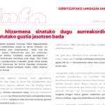 EAEko zerbitzuetako langileak: Lan hitzarmena sinatuko dugu aurreakordioan sinatutako guztia jasotzen bada