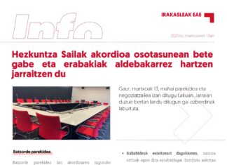 EAEko Irakasleak: Hezkuntza Sailak akordioa osotasunean bete gabe eta erabakiak aldebakarrez hartzen jarraitzen du