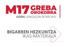 M17 Greba Orokorra: Bigarren Hezkuntzan ikasleekin Greba Orokorra lantzeko ikas-materiala