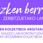Azken Berriak: Hezkuntza Saileko lan kontratudun-langileen. XII Hitzarmen Kolektiboa argitaratu da