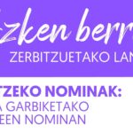 Azken Berriak: akatsa garbiketako langileen maiatzeko nominan
