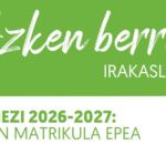 Azken Berriak: Ikasiz Hezi prestakuntza-jardueren deialdia