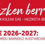 Azken Berriak: IRALE 2026-2027. Irakastordu barneko ikastaroak
