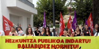 Hezkuntza publikoa indartzeko ezinbestekoa da baliabidez hornitzea